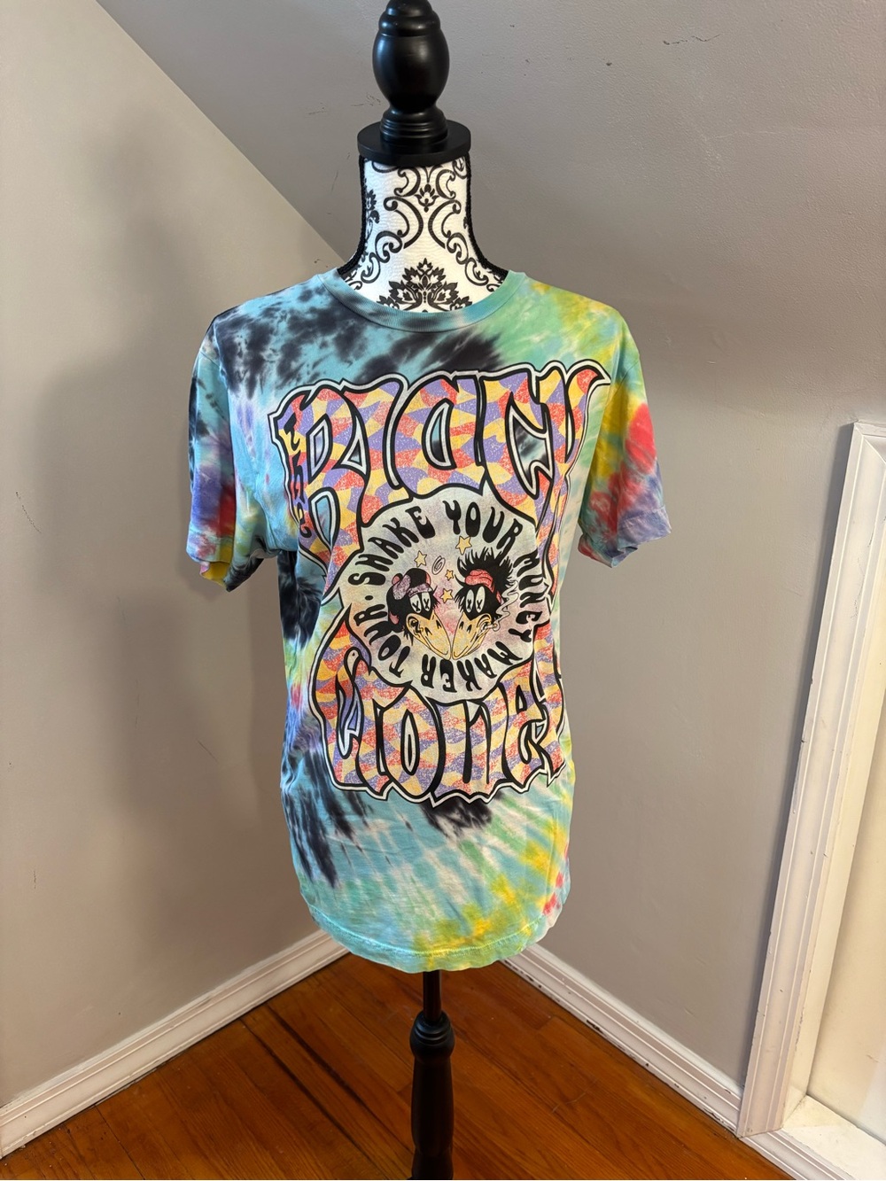 The Black Crowes Shirt Adult Medium Tie Dye Rock Band Tee Shake Your Money Maker